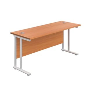 Twin Upright Rectangular Desk