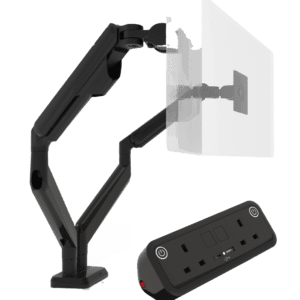 Twin Monitor Arm/Power Bundle