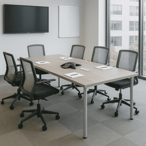 One-Fraction Rectangular Boardroom Table