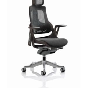 Zure High Back Executive Black Shell with Arms