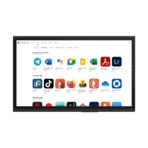 Tablet displaying app icons
