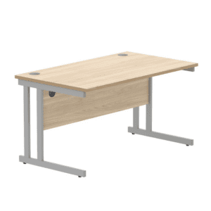 Core Double Upright Rectangular Desk