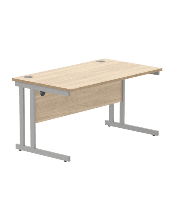 Core Double Upright Rectangular Desk