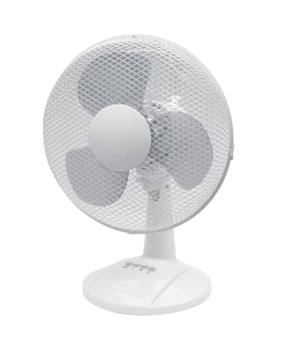 Q-Connect 12 Inch/305mm Desk Fan White