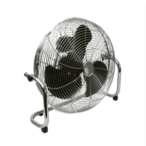 Q-Connect High Velocity Floor Standing Fan 18 Inch 3 Speed Chrome