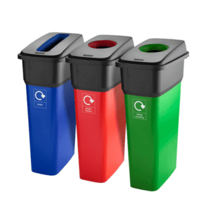 Slimline Recycling Bins with 6 colour options