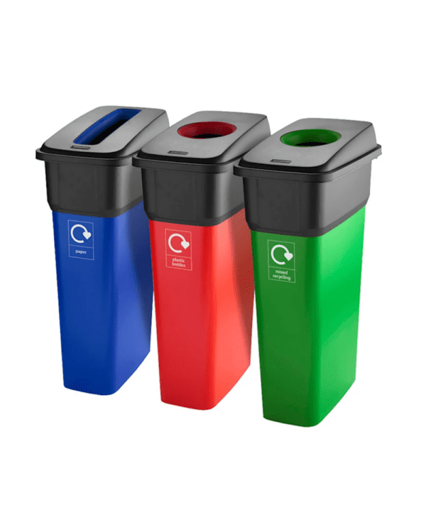 Slimline Recycling Bins with 6 colour options