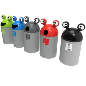 SpaceBuddy Alien Recycle Bins 75L