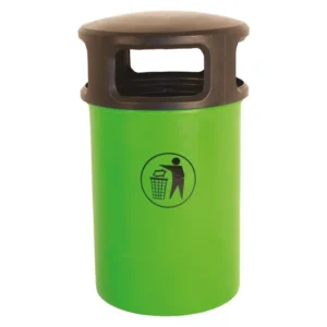 90 Litre Hooded Plastic Litter Bin