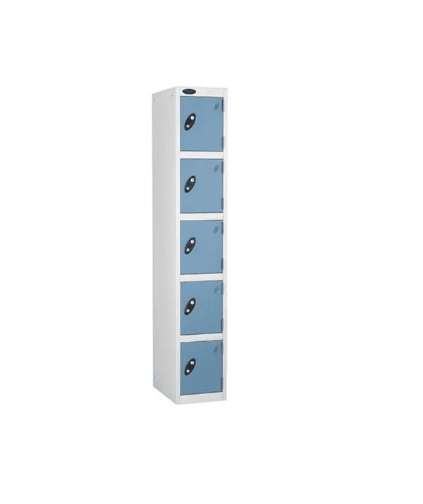 Lion Steel 5 Compartment Locker Blue