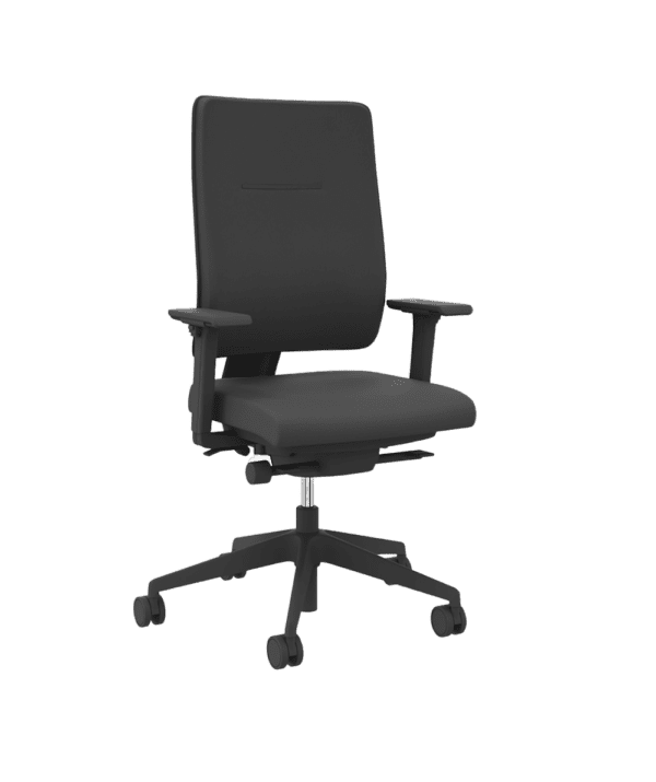 Toleo Quick Ship 3D Upholstered Office Chair Black