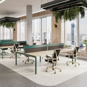 Apex Goalpost Bench Desking System