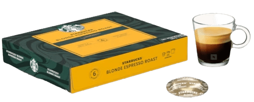 Nespresso Starbucks® Blonde Espresso Roast 50 Capsules Box