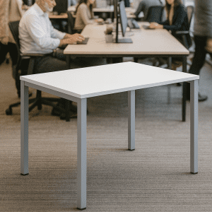 Connex Scalloped Single Bench Desk