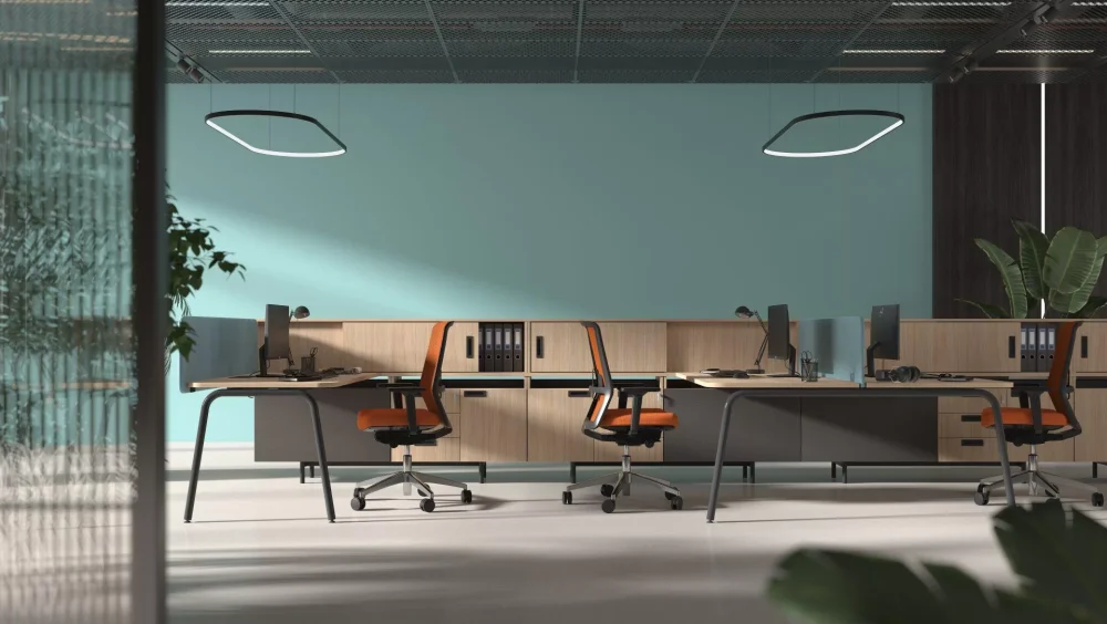 Narbutas Round Bench Desking
