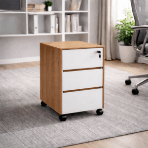 Nero Executive Three Drawer Pedestal