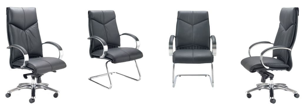 Valentino Executive Leather Visitor Chair V7-MCA