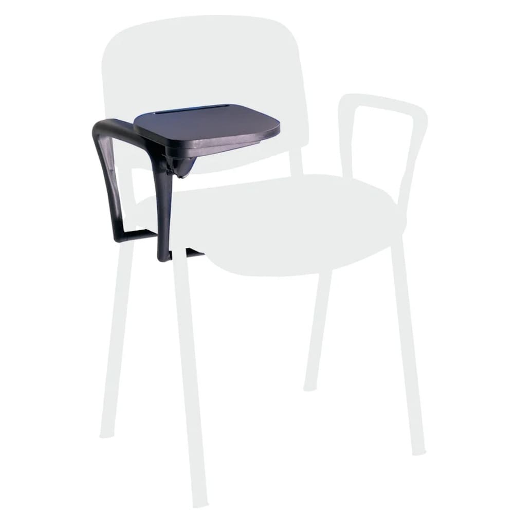 Chair arm with attached desk