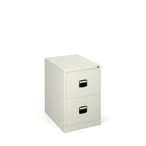 Two-drawer filing cabinet