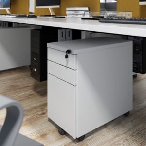 Maestro Steel 3 Drawer Mobile Pedestal