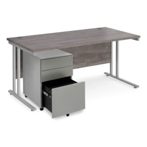 sbs16go_1000 Office desk with open drawer