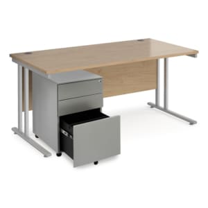 sbs16ko_1000 Office desk with open drawer